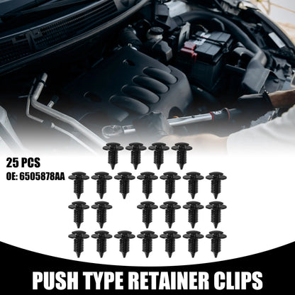 25 x Door Panel Clips for Dodge Ram 1500 (2001 - 2001)