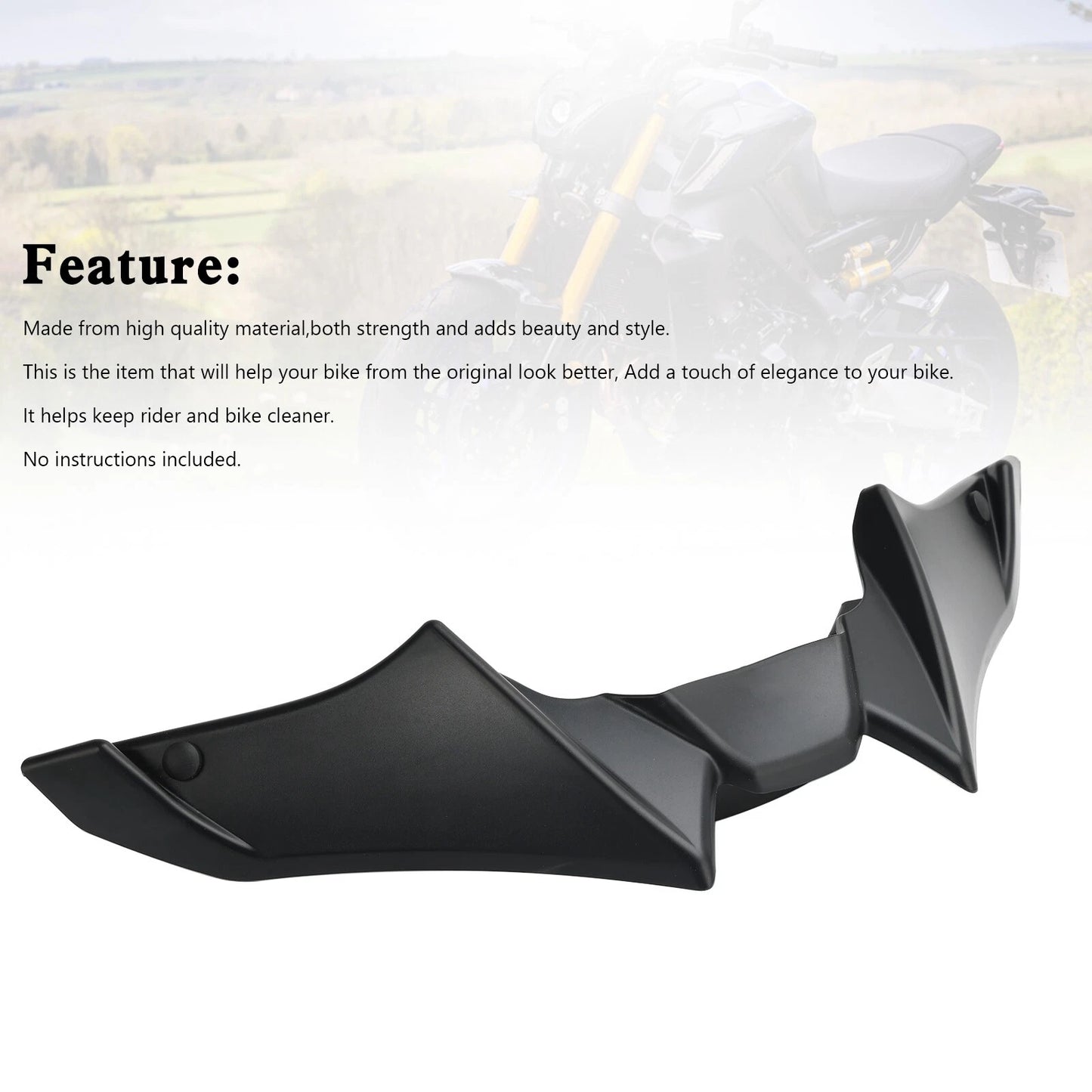 Front Fender & Spoiler for Yamaha MT-09 (2021-2023)