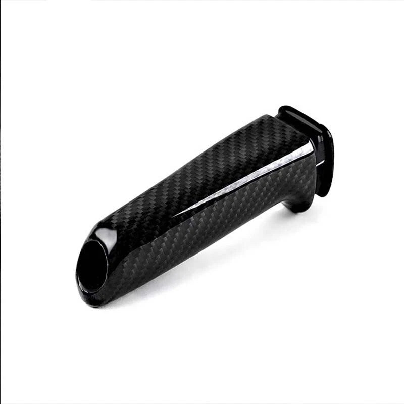 Car Carbon Fiber Hand Brake Handbrake Grip Fit for BMW E46 E90 E92 3 Series