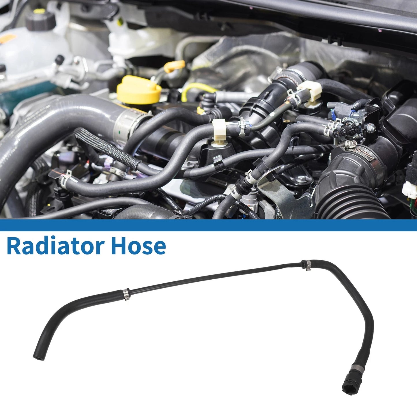 Radiator Hose Black for BMW Z4 3.0L (2009-2011) - 1 Pcs