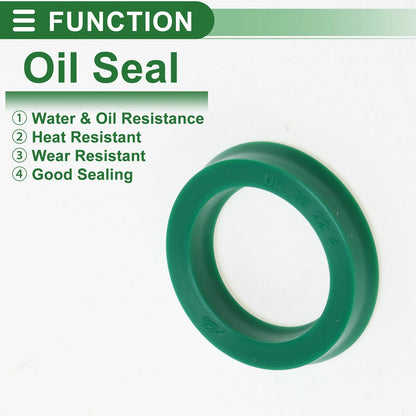 Oil Seal 5 x Rotary Shaft Seal TPU 16x22x4mm Green for Make Model