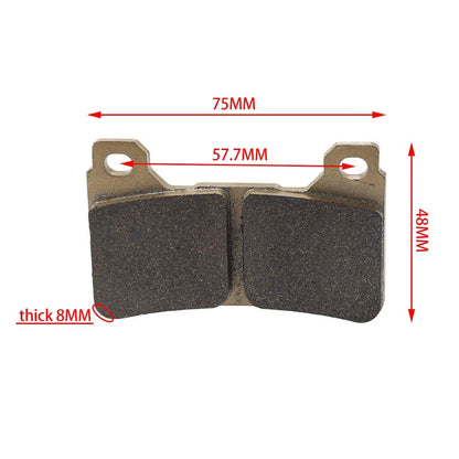 Front Brake Pads  for HONDA CBR600RR, CBR1000RR, VFR800 (2003-2023)