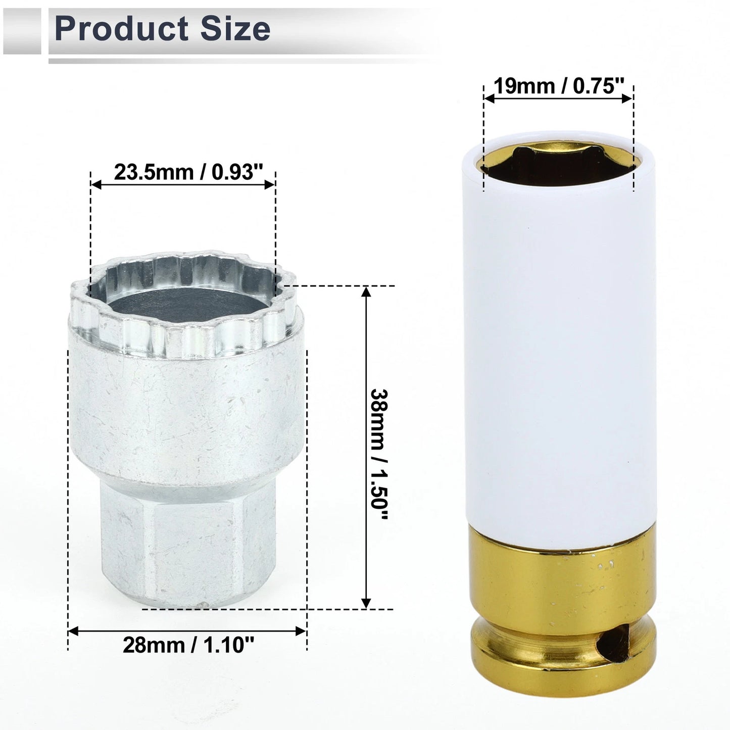 19mm Wheel Lock Lugnut & Adapter Key for Volvo