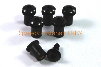 Black Aluminium Fairing Bolts for Triumph Tiger 1050 (2007–2013)