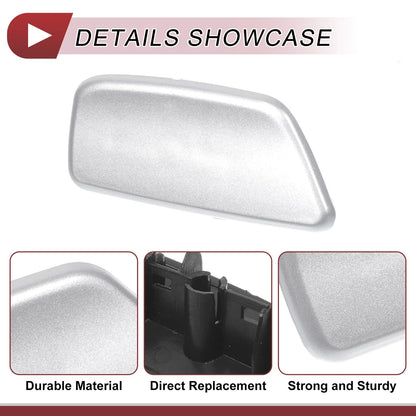 Front Right Washer Nozzle Cover for Subaru Forester (2009-2012) Silver