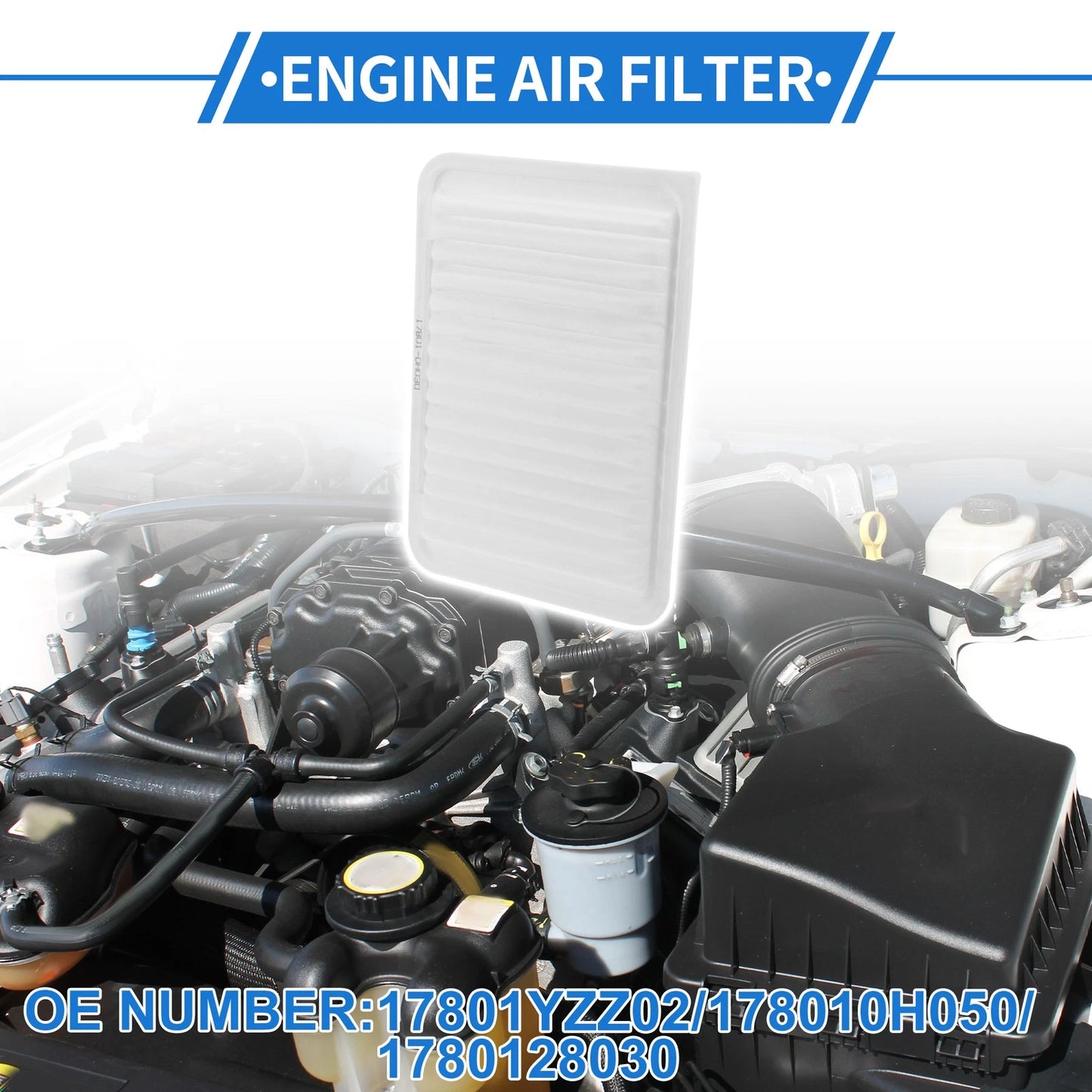 Engine Air Filter for Toyota Camry 2.5L L4 (2010-2017) - 1 x Quality Filter