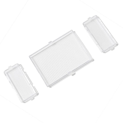 3 Piece Clear Dome Light Lens Cover for Chevy/GMC Pickup (1988–1998)