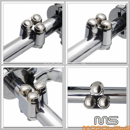 Chrome 1'' 25mm Handlebar Horn Turn Signal Control Switch for Harley