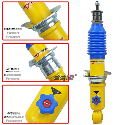 4 x Profender 4 Step Shocks for Nissan Navara D40/NP300 D23 (2005-2023)