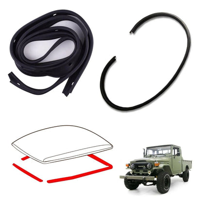 Roof Rubber Seal Molding Trim Front Rear Fits 1976-1980 Toyota Land Cruiser FJ45