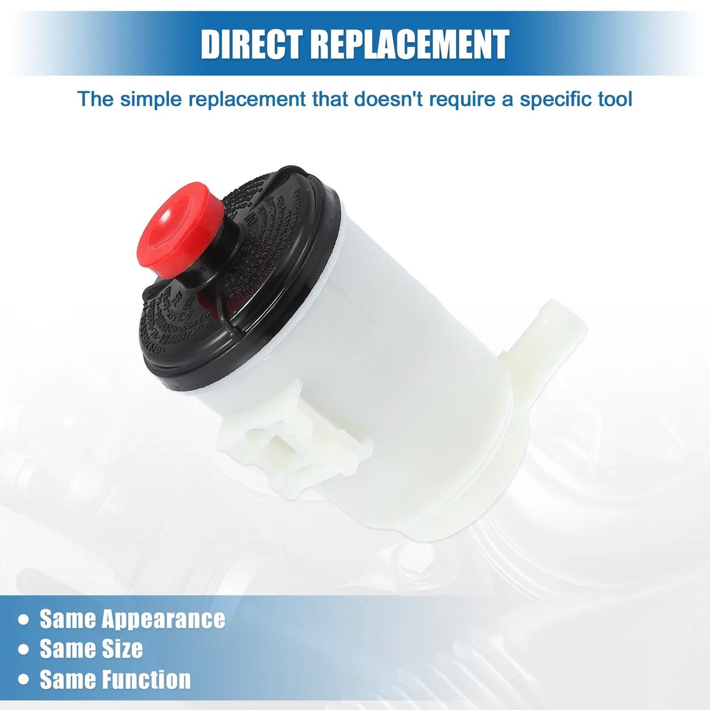 Power Steering Reservoir for Honda Accord L4 2.3L Coupe Sedan (1998-2002)