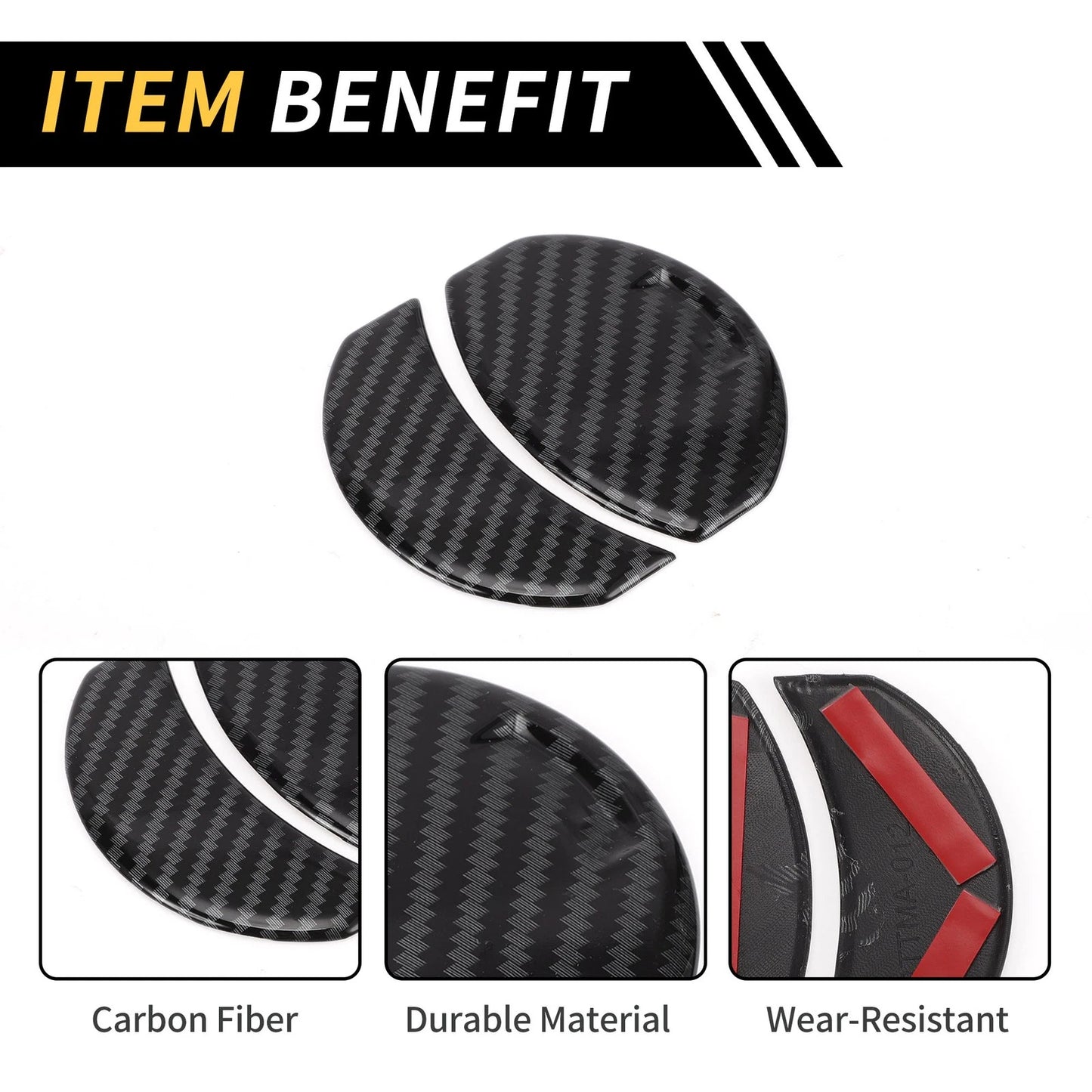 Carbon Fiber A/C Air Outlet Cover Trims for Toyota Tundra (2014-2021)