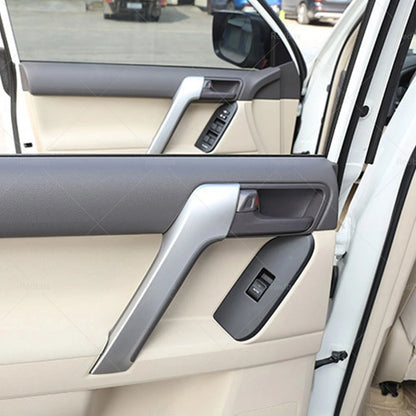 4PCS Matte Front Door Armrest Covers for Land Cruiser Prado (2009-2023)