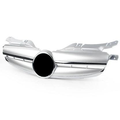Silver Front Upper Grill for Mercedes Benz R170 SLK Class (1998-2004)