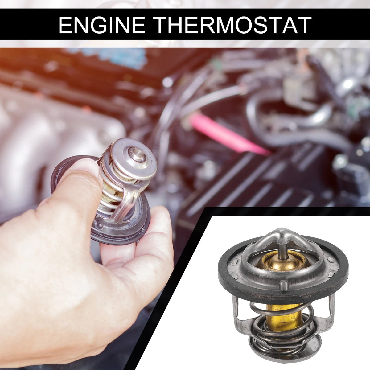 Engine Coolant Thermostat for Toyota Camry 2.0L (1987-1991) - 1 x Pcs