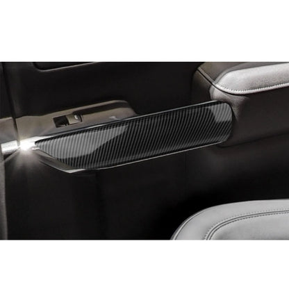 Carbon Fiber Front Door Panel Trim for Chevrolet Silverado Crew Cab (2014-2023)