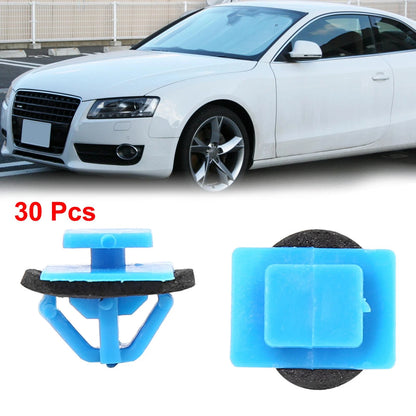 30pcs Blue Plastic Rivet Fasteners for Hyundai Bumper Mudguard