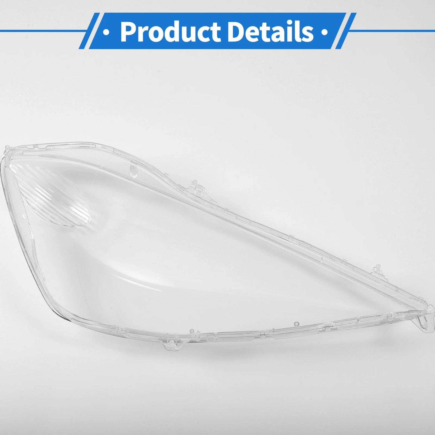Car Front Left Headlight Lens Cover for Honda Fit (2009-2010)