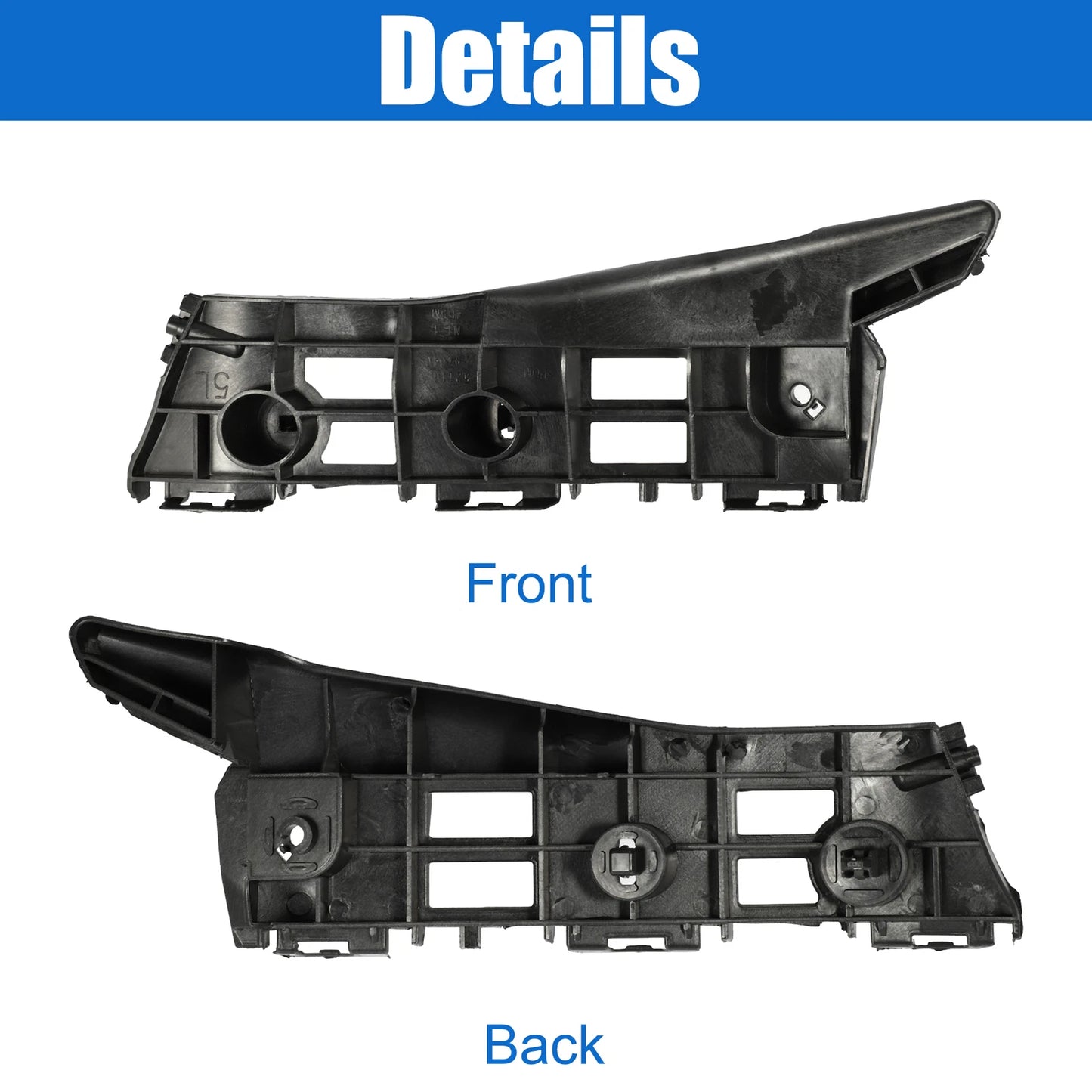 Left & Right Front Bumper Guides for Toyota