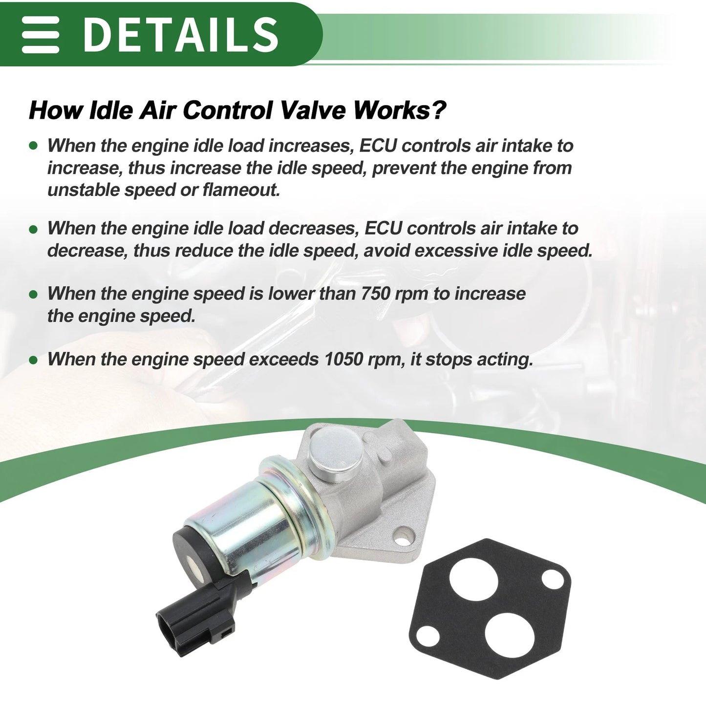 Idle Air Control Valve for Ford Focus (1999-2004)