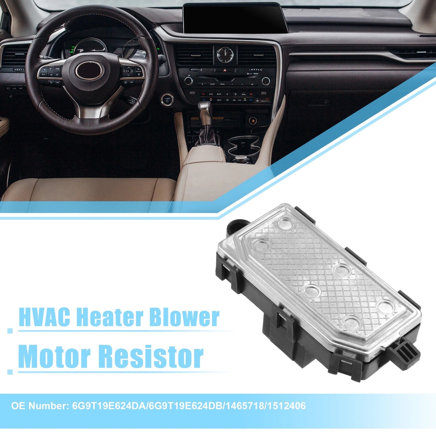 HVAC Blower Motor Resistor for Ford Focus Mk3 1.6 (2010 - Present)
