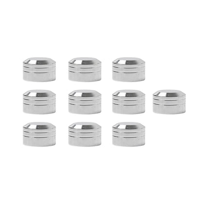 10 x Chrome Engine Bolt Topper Caps Covers for Harley Dyna Softail
