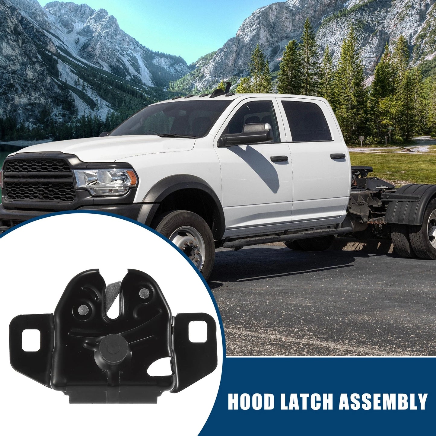 Hood Latch Lock Assembly for Dodge Ram 1500/2500/3500