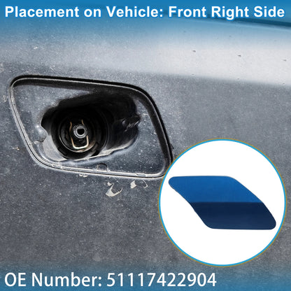 Front Right Washer Nozzle Cover for BMW X6 (2015-2019) Blue