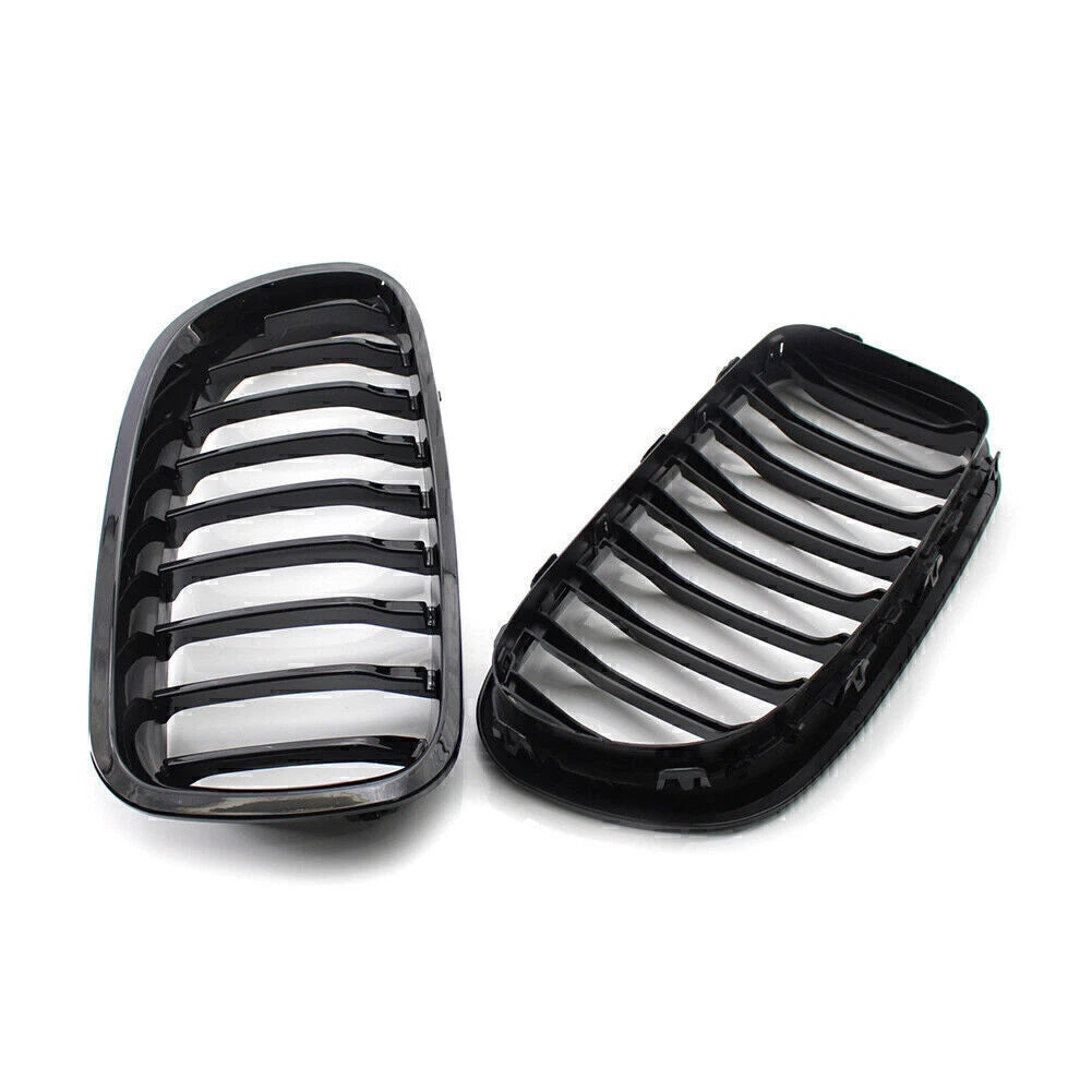 Gloss Black Front Kidney Grille Cover for BMW F10 F11 M5 Sedan (2010-2016)