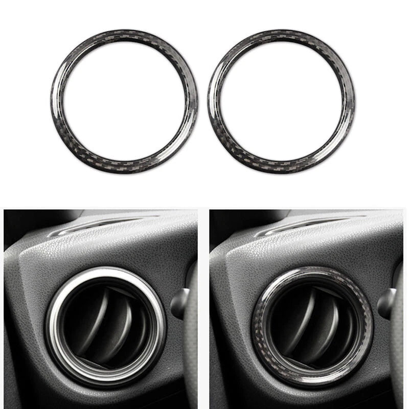 Carbon Fiber Side Air Outlet Vent Cover Trim Fits Toyota 86 Subar BRZ 2013-2018