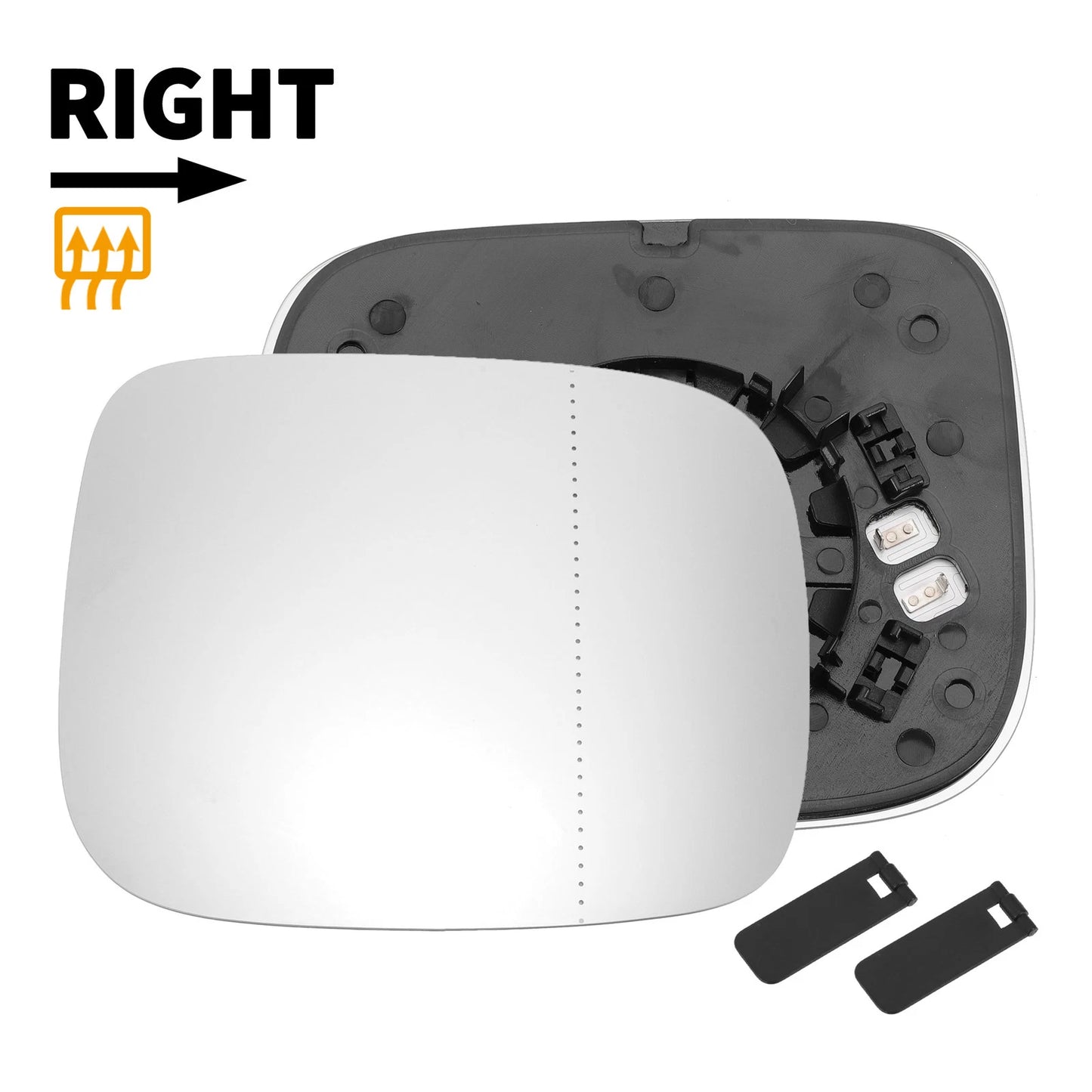 Heated Right Side Mirror Glass for Volvo XC70 XC90 (2007-2014)