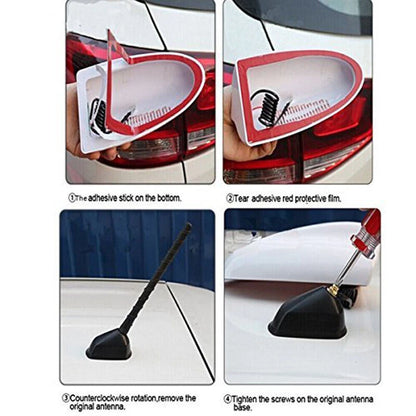 Shark Fin Roof Antenna FM/AM Signal Aerial for Toyota Honda Nissan