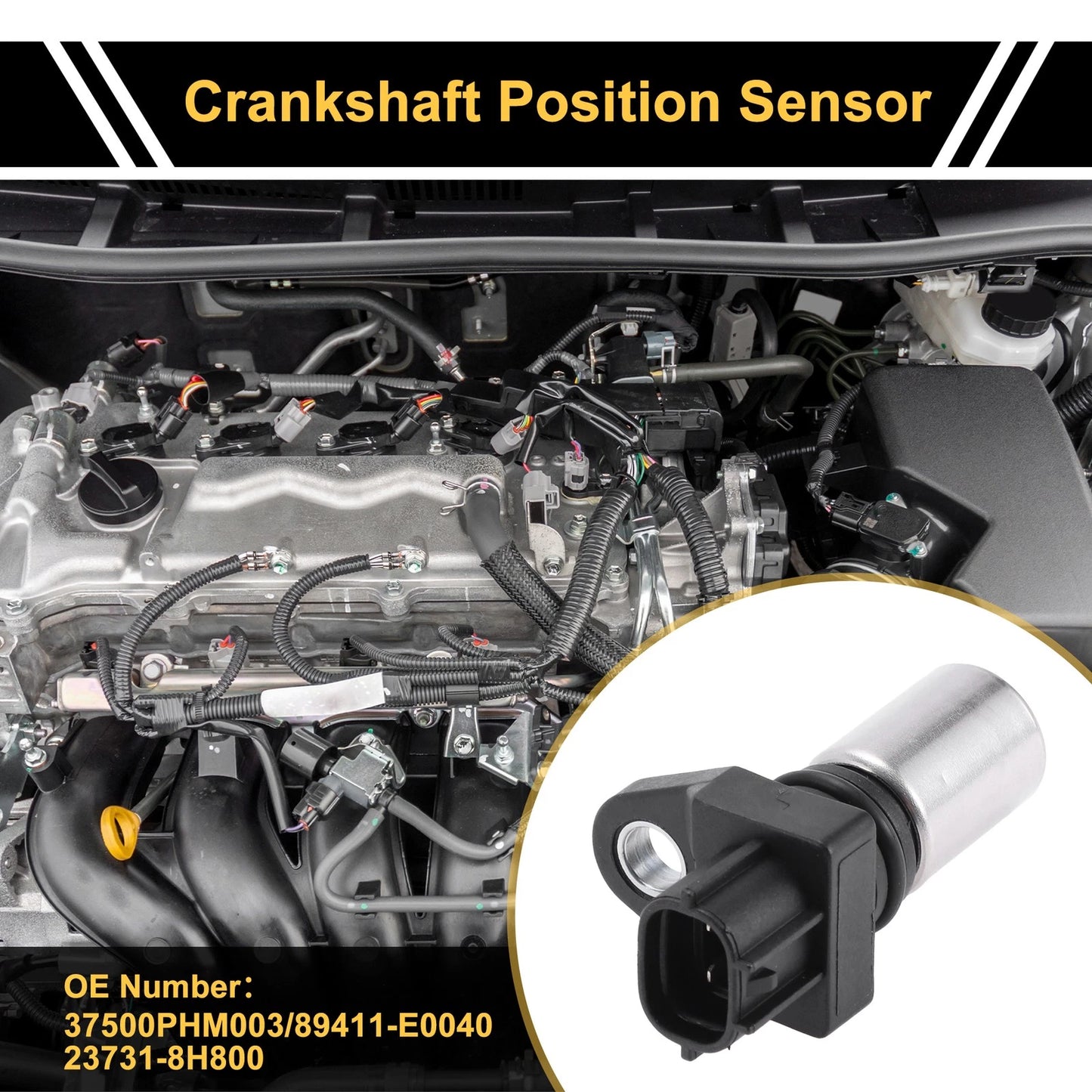 Crankshaft Position Sensor for Honda Insight Coupe 1.0 IMA (2000-2006)
