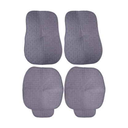 Set of 2 Gray Front Car Seat Covers