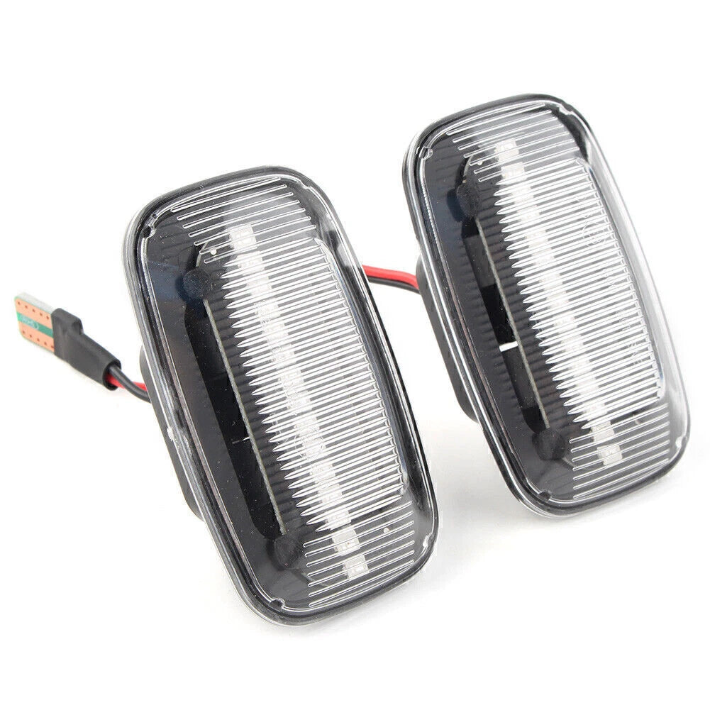 2 x Dynamic Amber LED Sequential Side Marker Lights for Toyota Land Cruiser