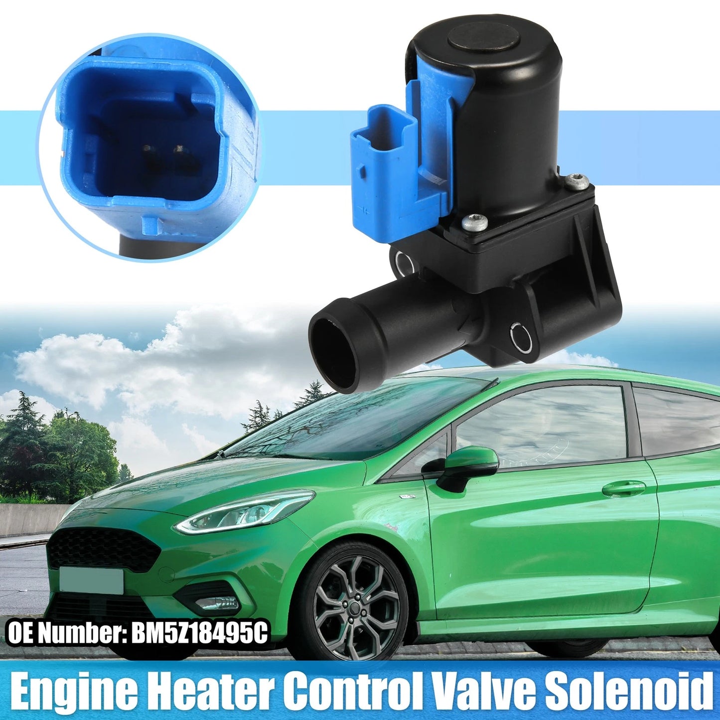 Car Engine Heater Control Valve Solenoid for Ford Fusion (2013-2014)