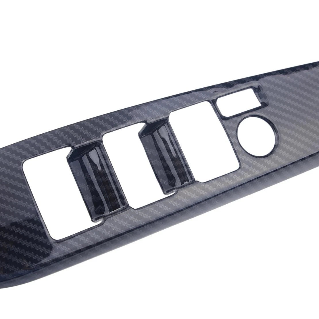 4 x Window Lift Switch Button Carbon Fiber Trim for Toyota Camry (2018-2023)