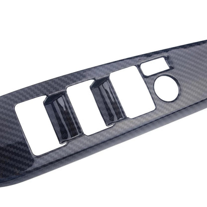 4 x Window Lift Switch Button Carbon Fiber Trim for Toyota Camry (2018-2023)