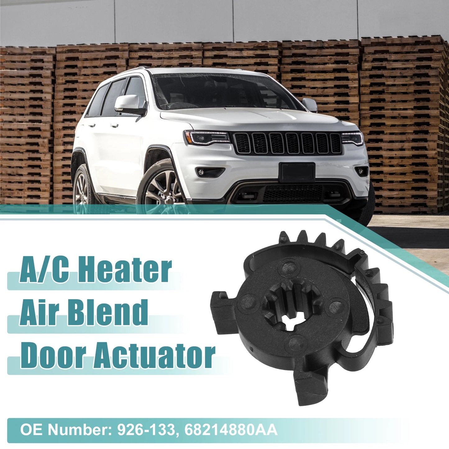 2 x AC Heater Blend Door Actuators for Jeep Grand Cherokee (2011-2017)