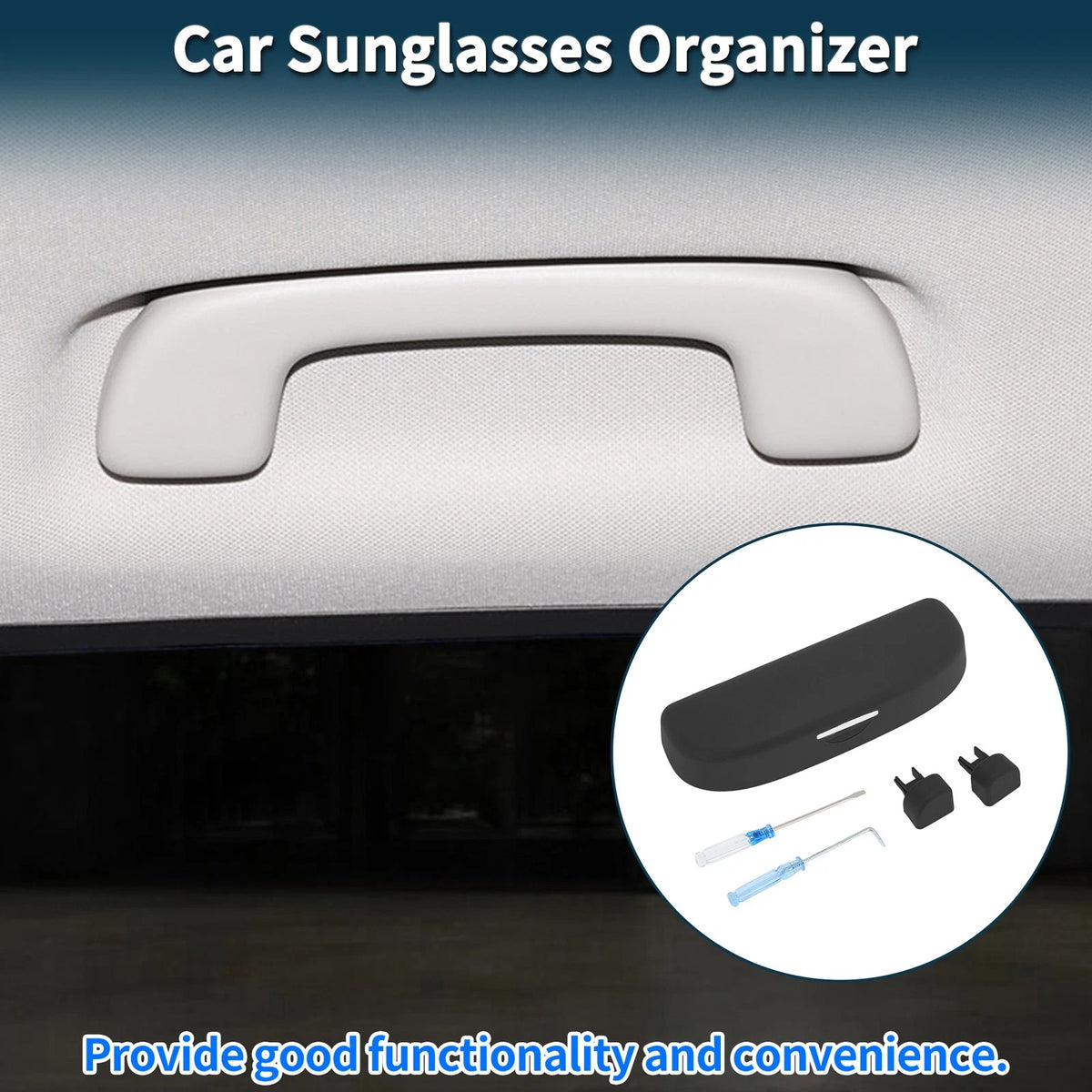 Car Sunglasses Case Eyeglasses Holder for Toyota RAV4 (19–23)