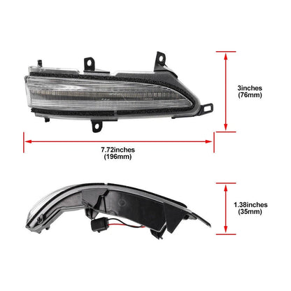 Clear Sequential LED Side Mirror Signal Light for Lexus GX460 (2010–2023)