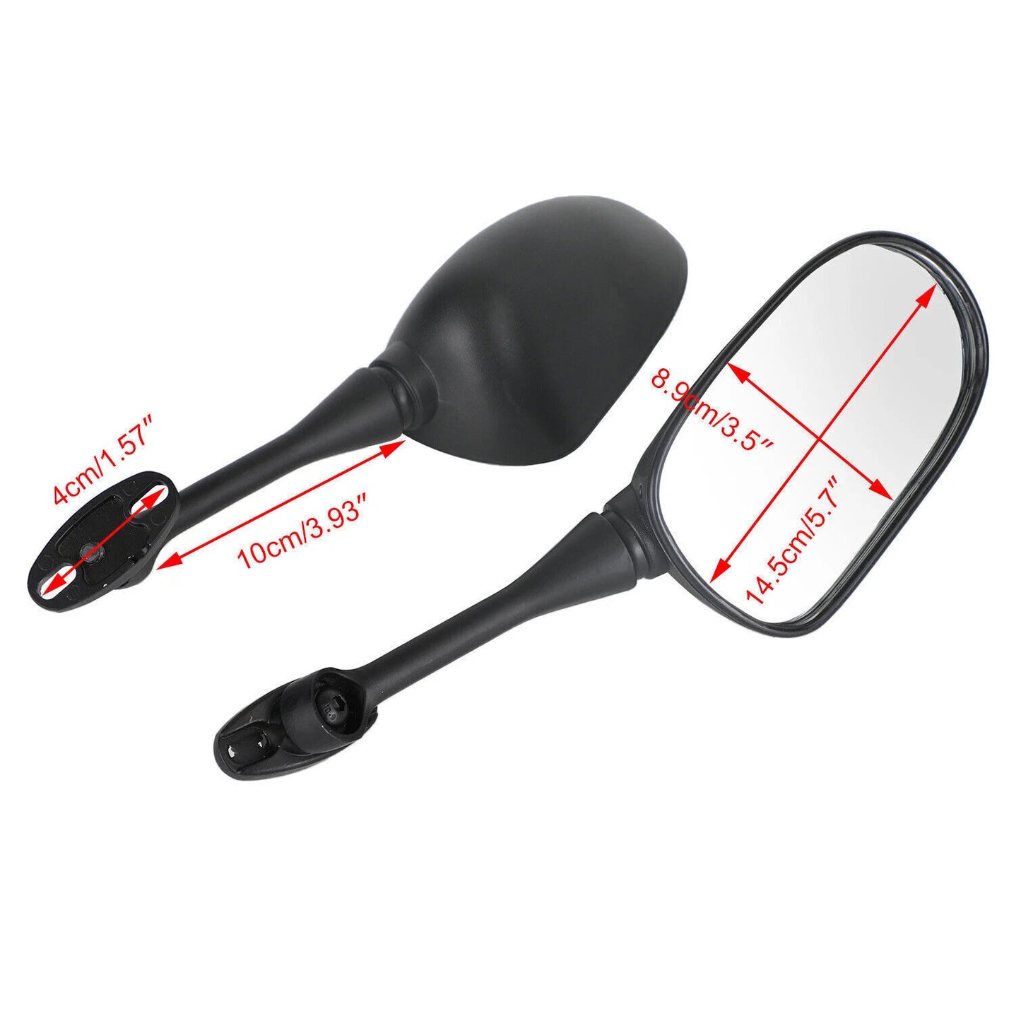 Mirror for Honda CBR 600 F4 / F4i, RC51, RVT 1000 (2000-2005) Black F2