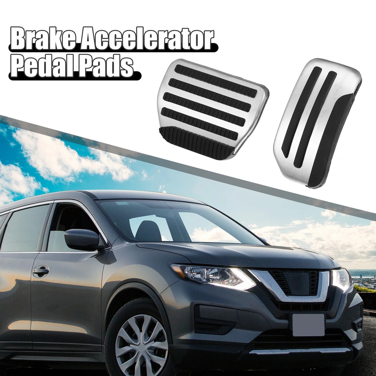 Brake & Gas Pedal Covers for Nissan Pathfinder (2013-2021)