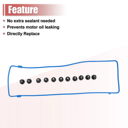Engine Valve Cover Gasket Set for Ford Lincoln Mercury (Fits Various Models)
