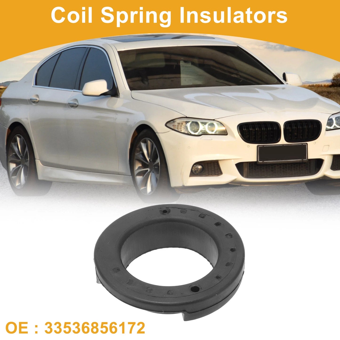 Coil Spring Insulator for BMW 528i (2011-2016) Rubber 1 Pc