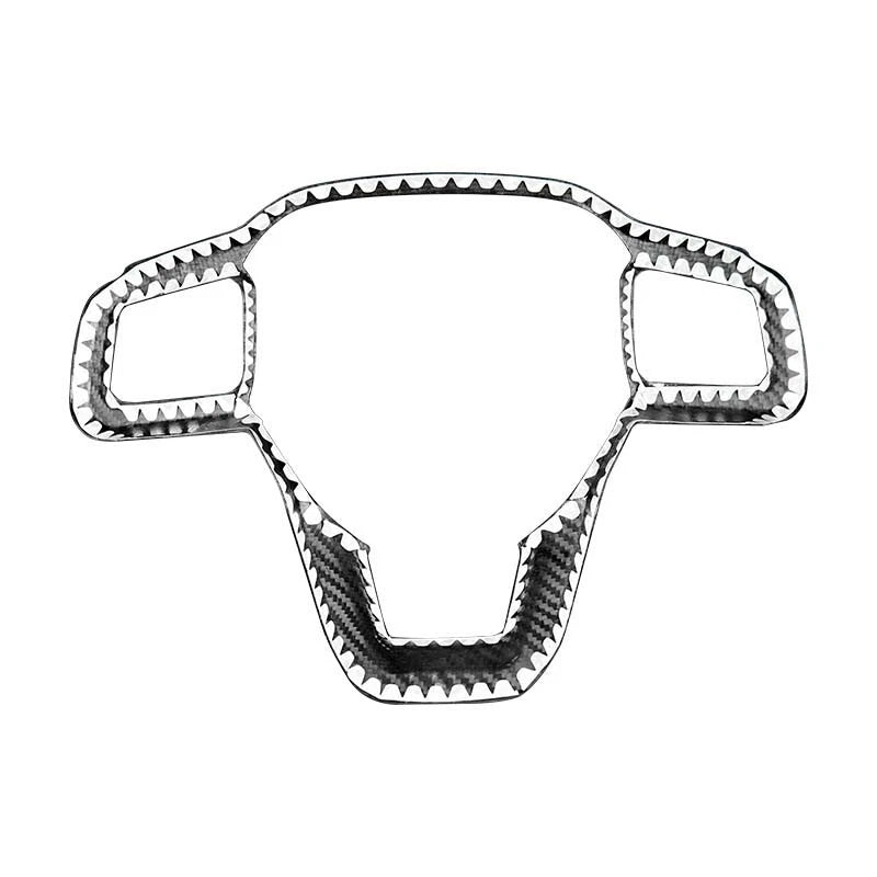 100% Carbon Fiber Steering Wheel Frame Cover Trim for Ford Mustang 2024