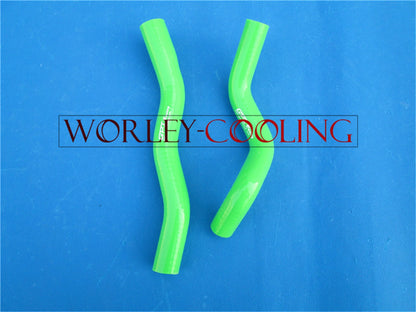 Green Silicone Radiator Coolant Hose Kit for Kawasaki KFX450R (2008-2014)