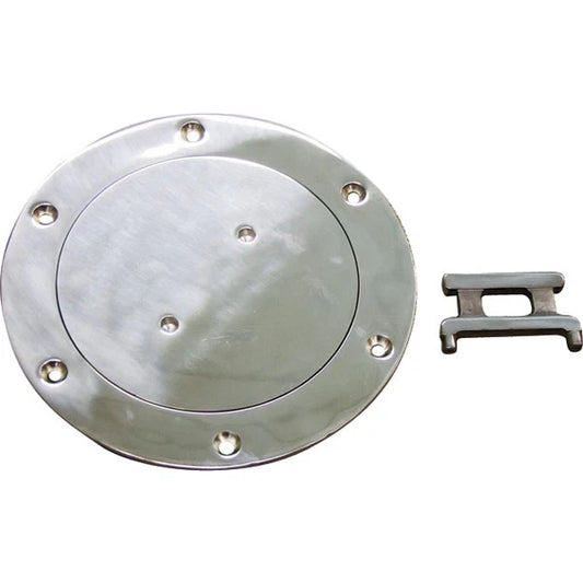 Inspection Port / Deck Plate 208mm OD Stainless Steel for Marine Use