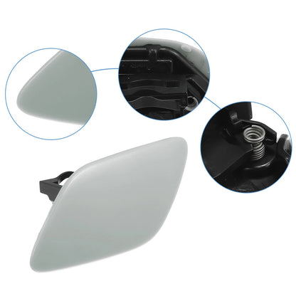 Auto Left Side Front Bumper Headlight Washer Nozzle Cover for BMW (2012-2019)