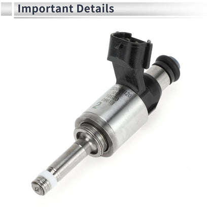 Fuel Injector 1Pc for Lexus IS300H Hybrid 2014-2015 Black Silver Tone